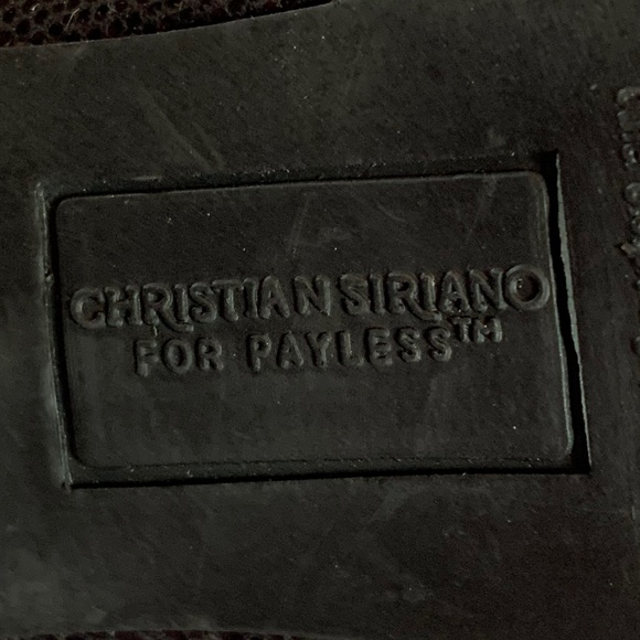 Christian Siriano for Payless Black Faux Snakeskin Open Toe Heels with a Bow! - Picture 7 of 9